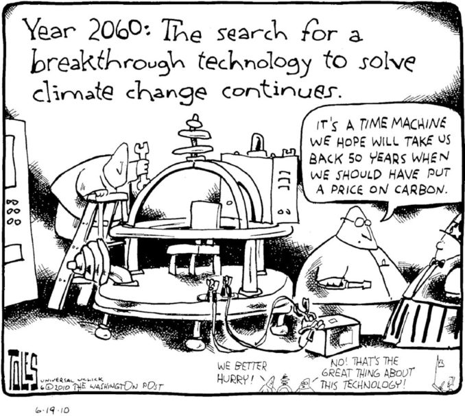 Time Machine for climate change